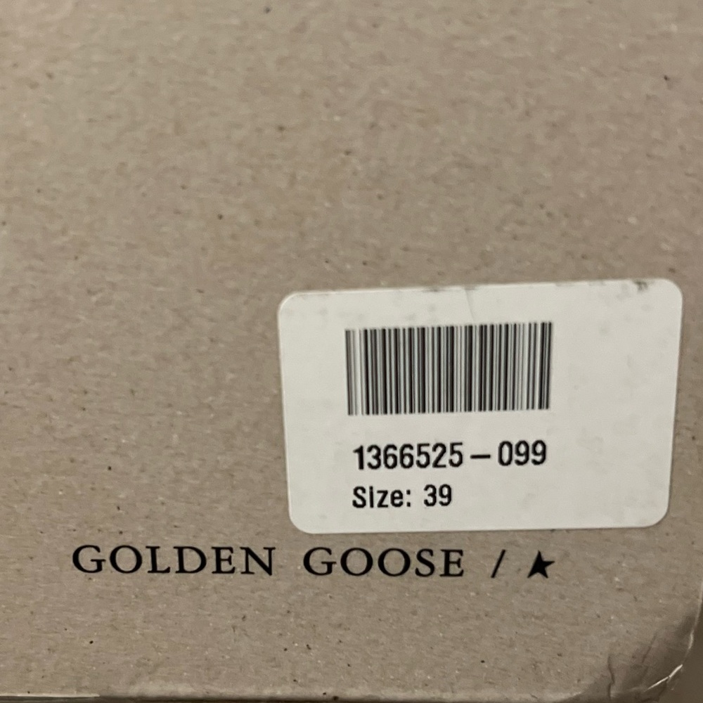 ⭐️Brand New in Box GOLDEN GOOSE SLIDE DOUBLE QUARTER Limited Edition/size 39 ⭐️ - Picture 4 of 13